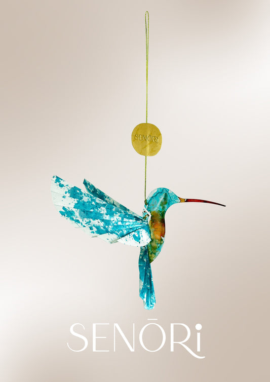 The Glimpse of Motion — Senori’s Kingfisher in Paper